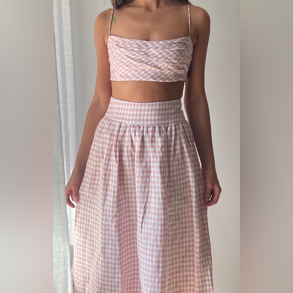 Reformation Louise Linen 2- Piece Set